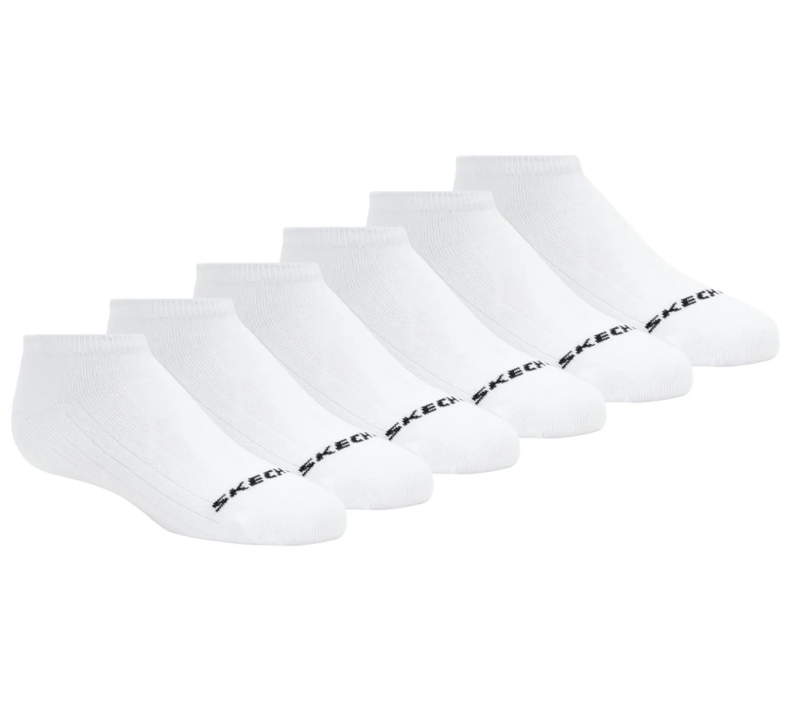 6 Pack Non Terry No Show Socks