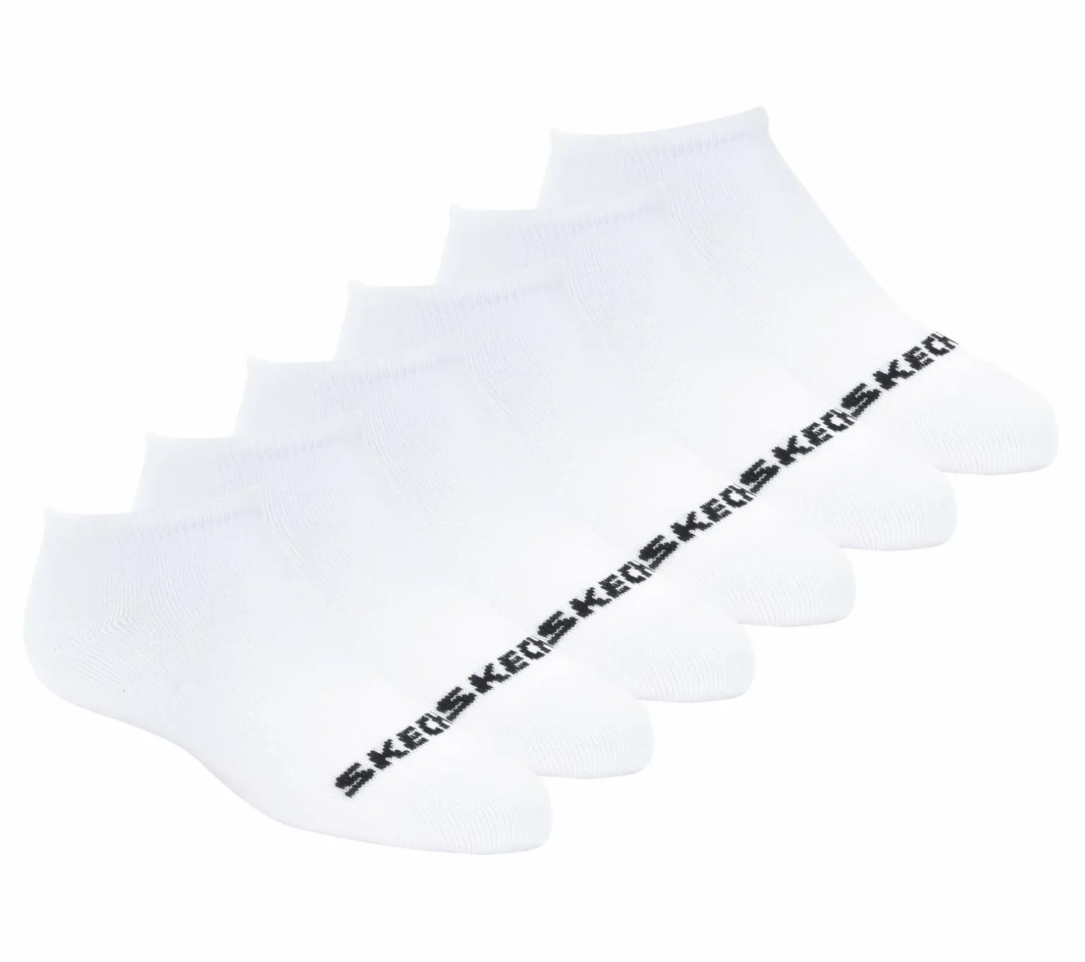 Cotton No-Show Socks - 6 Pack