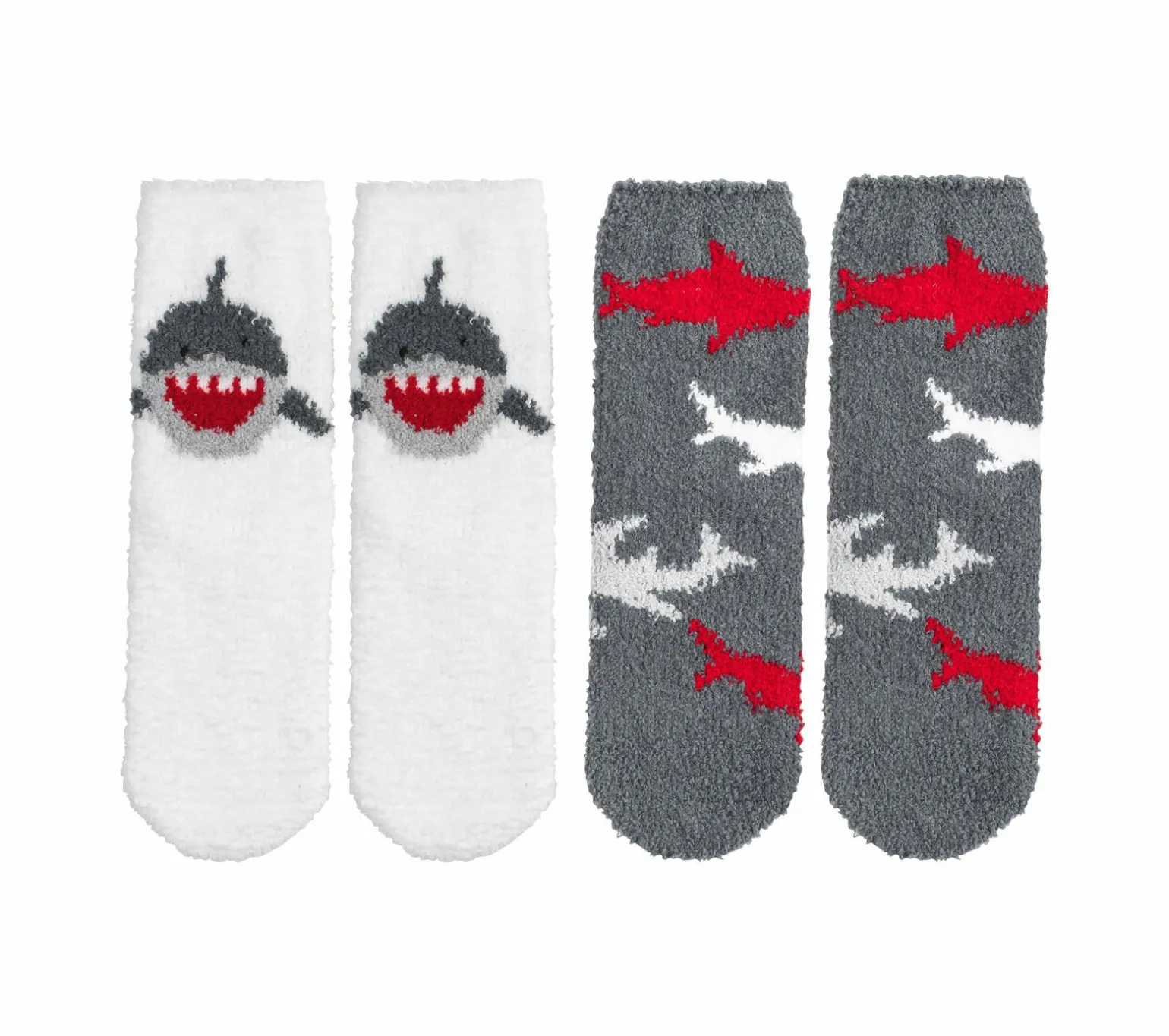 Shark Cozy Crew Socks - 2 Pack