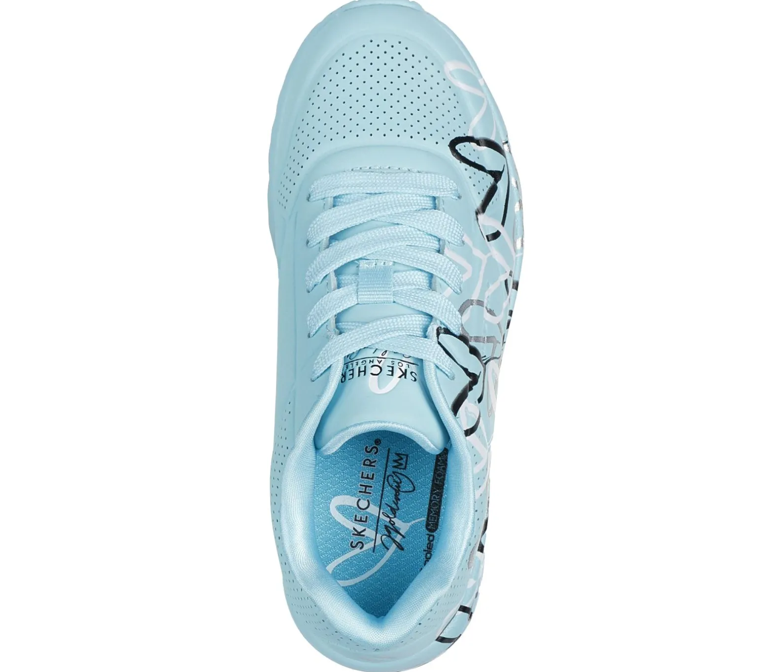 Skechers X JGoldcrown: Uno Lite - Metallic Love