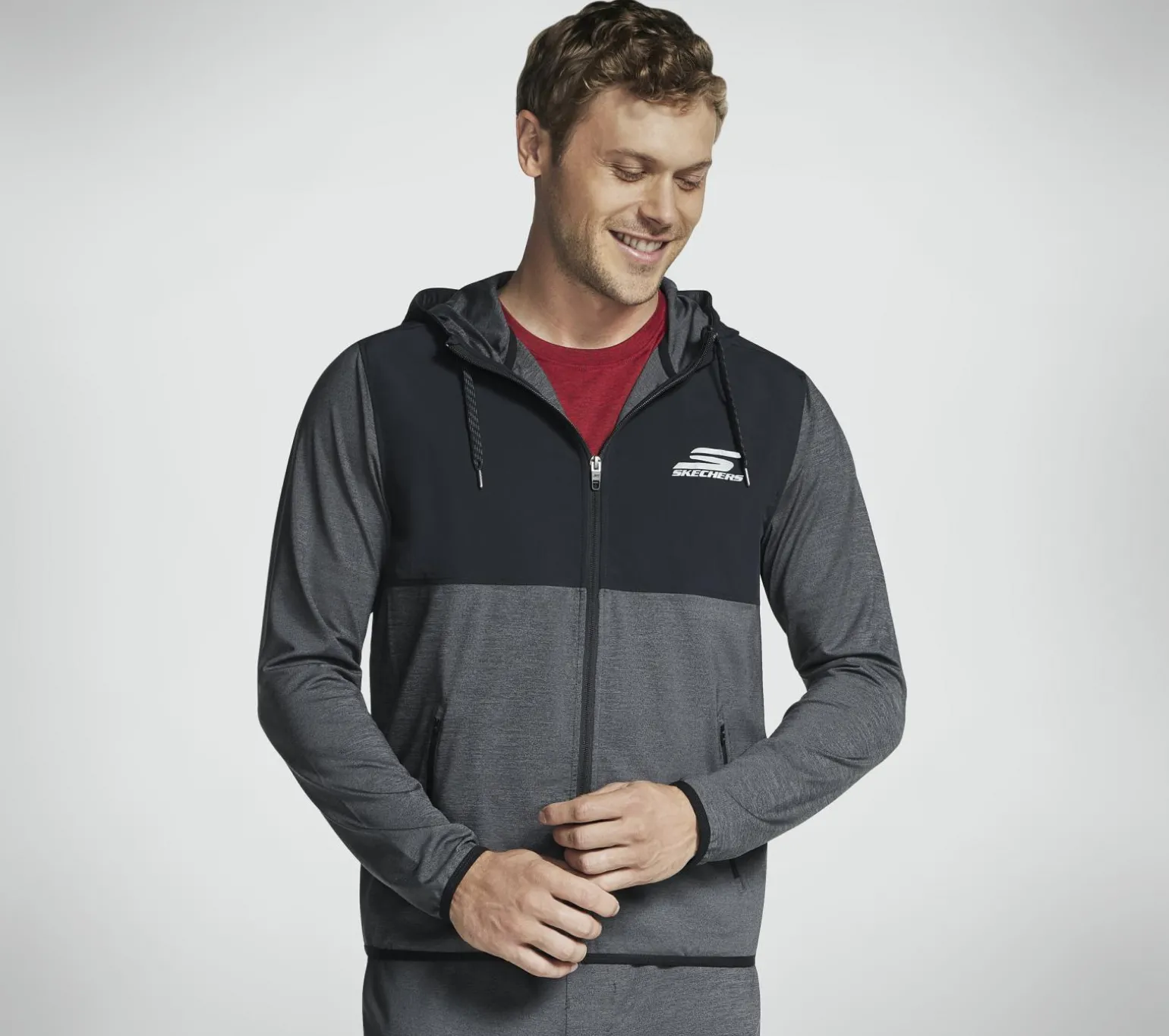 SKECH-KNITS Ultra Go Weekend Full Zip Hoodie