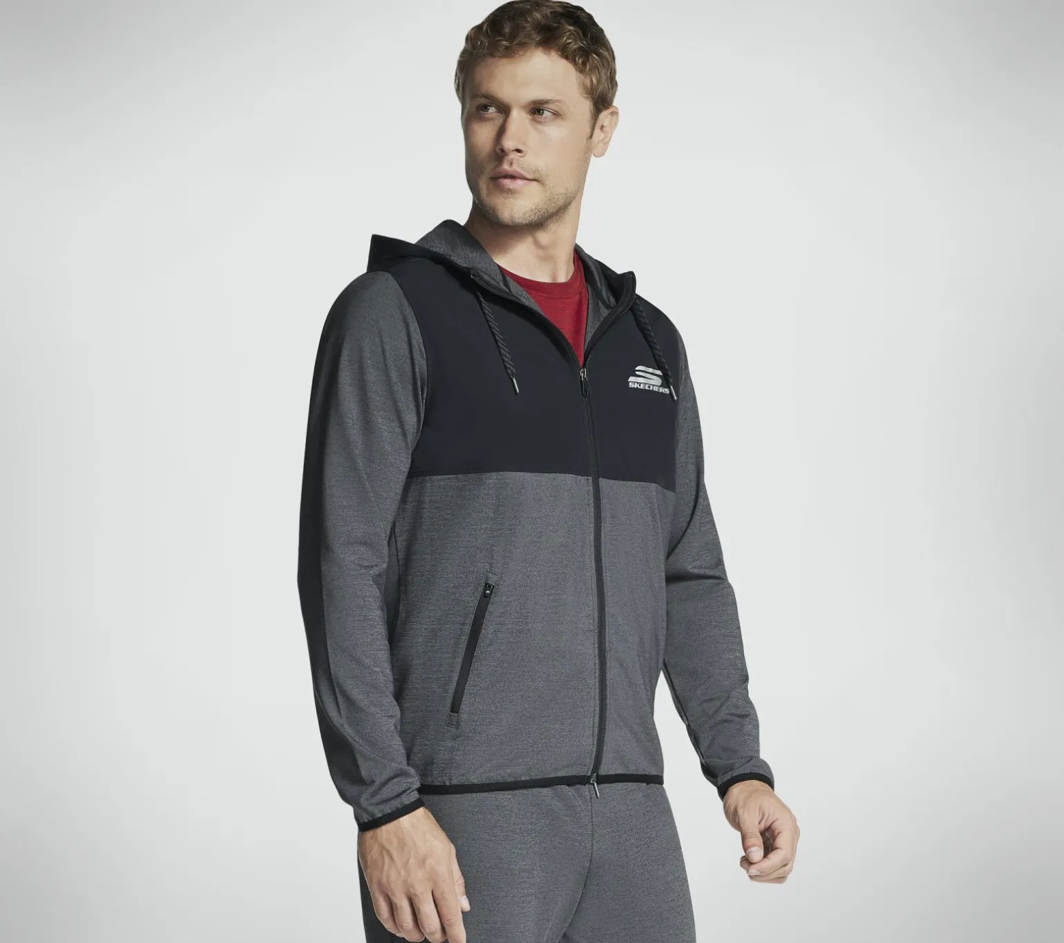 SKECH-KNITS Ultra Go Weekend Full Zip Hoodie