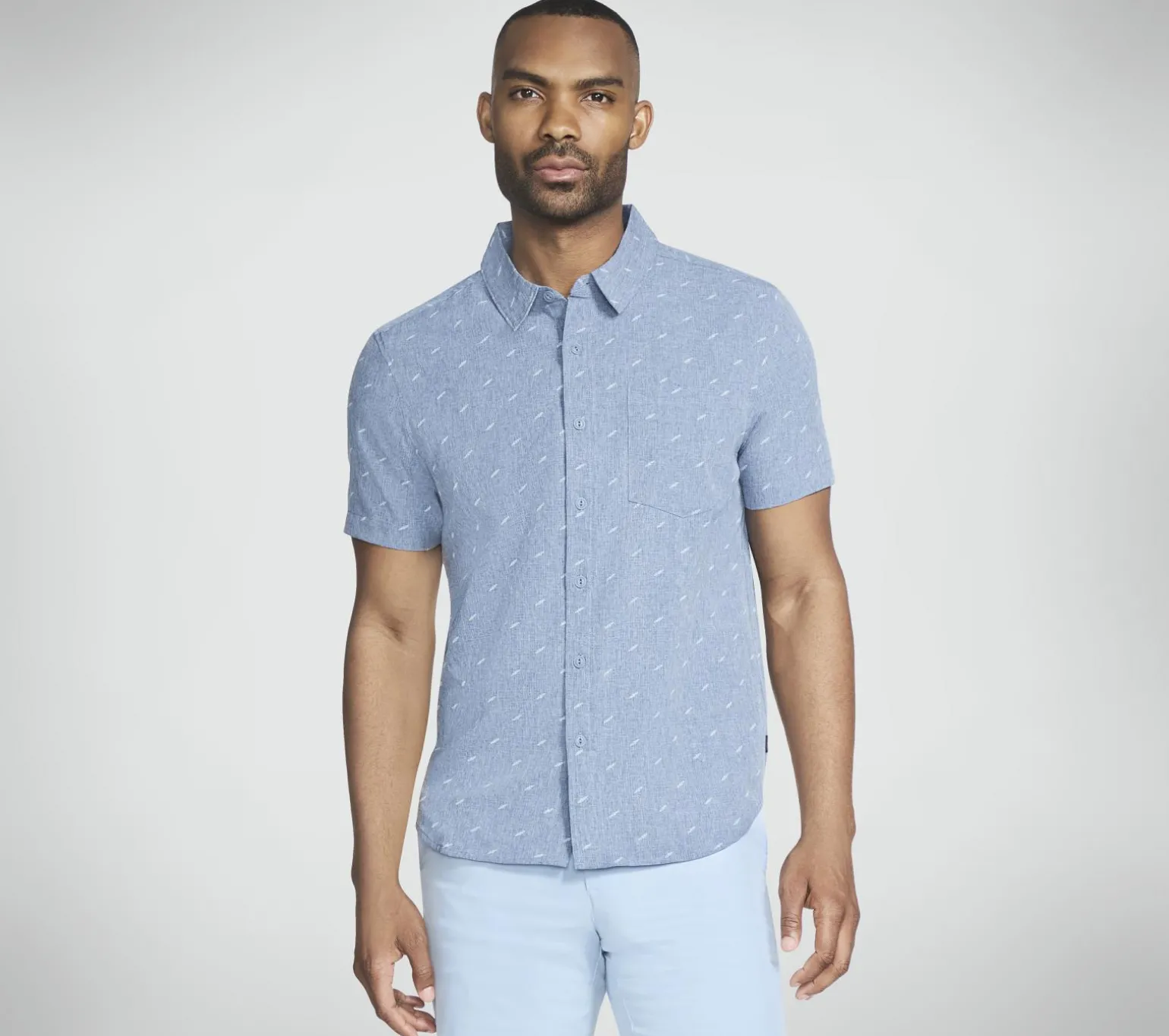 The GO WALK Air Printed Short Sleeve Shirt